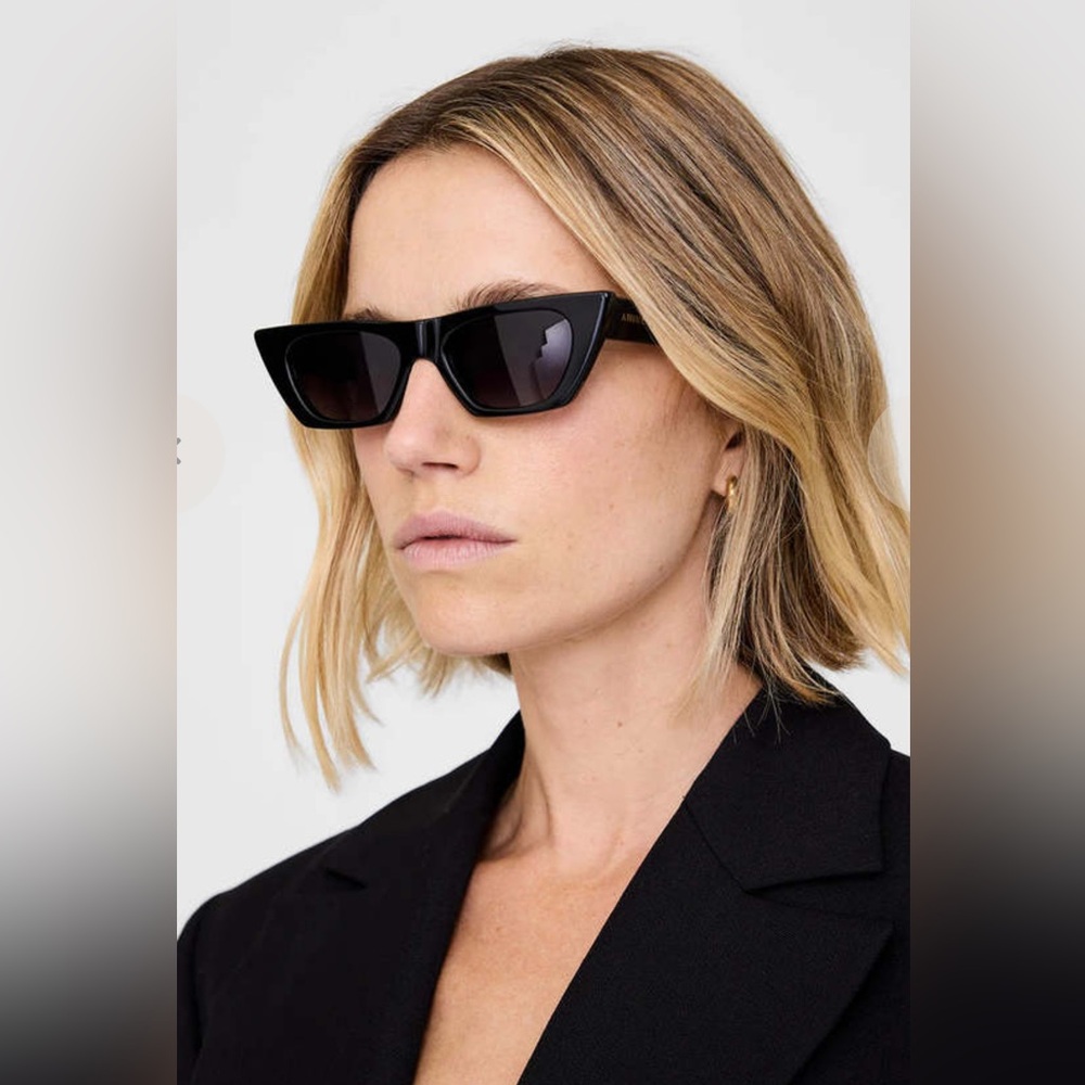 NWOT ANINE BING Black Pierre Cat Eye Sunglasses - Picture 3 of 8